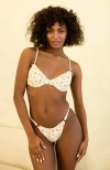 Dippin Daisys Wonder Underwire Bikini Top In Clementine