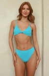Dippin Daisys Zen Knotted Triangle Bikini Top
