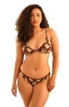 Dippin Daisys Zen Bikini Top In Multicolor