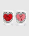 DIPTYQUE 2024 LIMITED EDITION VALENTINES BAIES AND ROSES CANDLE DUO 2 X 190 G