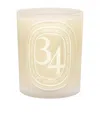 Diptyque 34 Boulevard Saint Germain Medium Candle 10.6 Oz. In Neutral