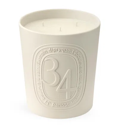 Diptyque 34 Boulevard Saint Germain Candle In Blue
