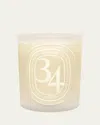 Diptyque 34 Boulevard Saint Germain Medium Candle 10.6 Oz. In Multi