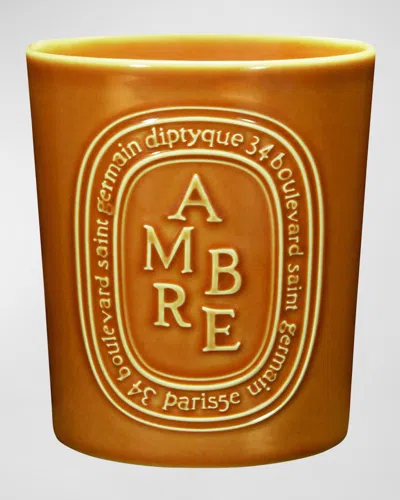 Diptyque Ambre Candle, 600g In Yellow