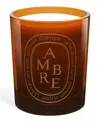 Diptyque Amber Medium-model Candle (300g) In Brown