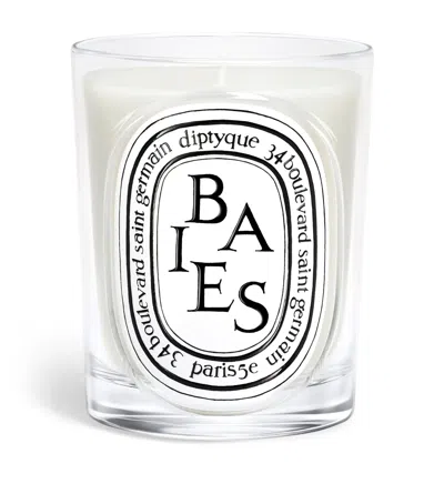 Diptyque Baies Candle In White