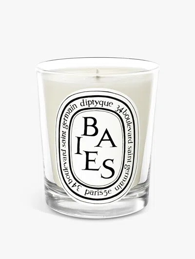 Diptyque Baies Scented Candle 190 G In White