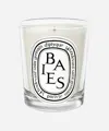 Diptyque Mini Candle Baies 70g In White