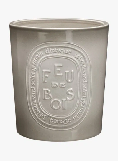 Diptyque Bougie Très Grand Modèle Feu De Bois In Gray