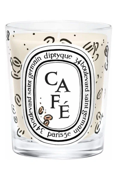 Diptyque Limited Edition Gourmet Scented Candle - Cafe (coffee) 6.5 Oz. In Red