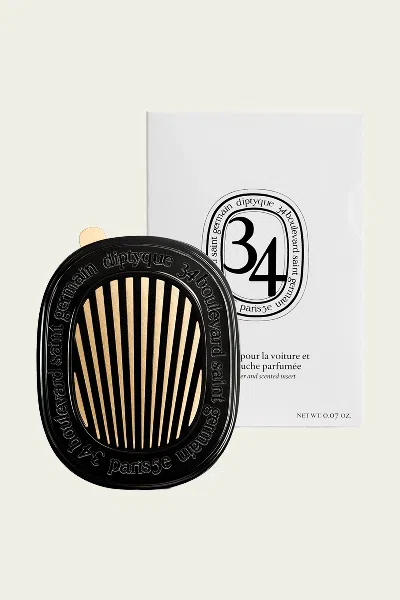 Diptyque Car Diffuser With 34 Blvd. Insert In Black
