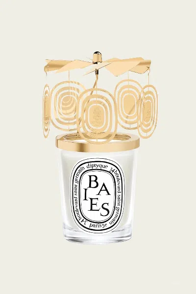 Diptyque Carousel For Classic Candle 190g - Holiday Edition 2025 In Gold