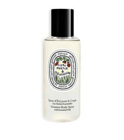 Diptyque Citronelle & Geranium Body Spray
