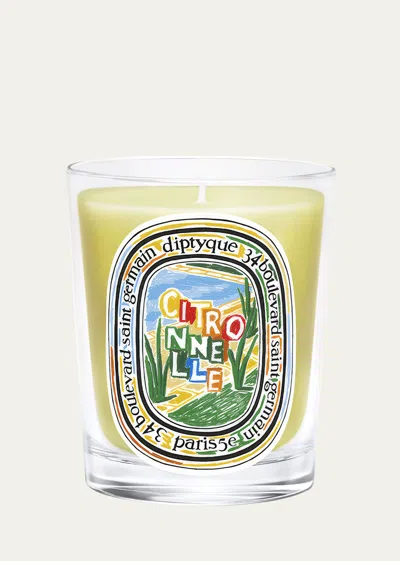 Diptyque Citronnelle Candle, 190g In Yellow