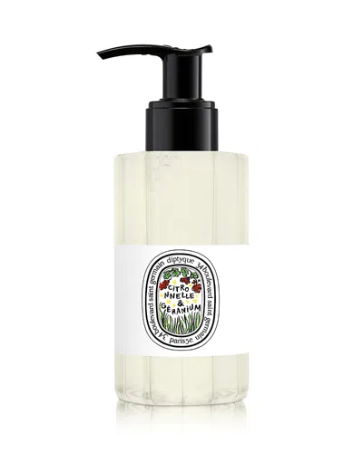 Diptyque Citronnelle (lemongrass) & Geranium Scented Cleansing Hand & Body Gel 6.6 Oz.