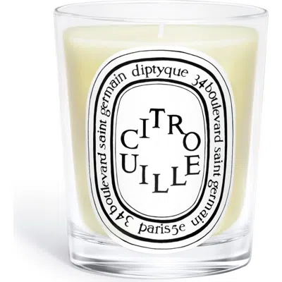 Diptyque Citrouille (pumpkin) Classic Candle In Transparent