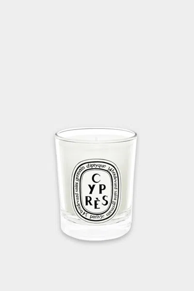 Diptyque Cypres Mini Scented Candle 2.4oz In White
