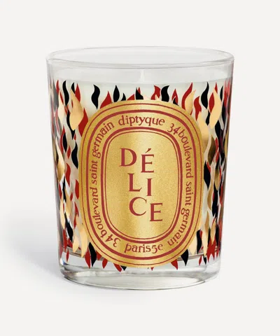 Diptyque Delice Limited Edition Scented Candle With Lid 190g