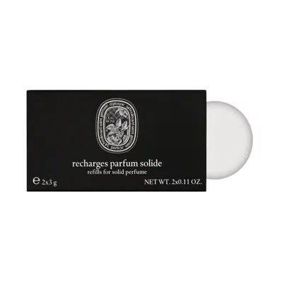 Diptyque Eau Rose Refillable Solid Perfume In White