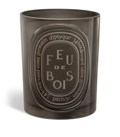 Diptyque Feu De Bois Coloured Candle In Brown
