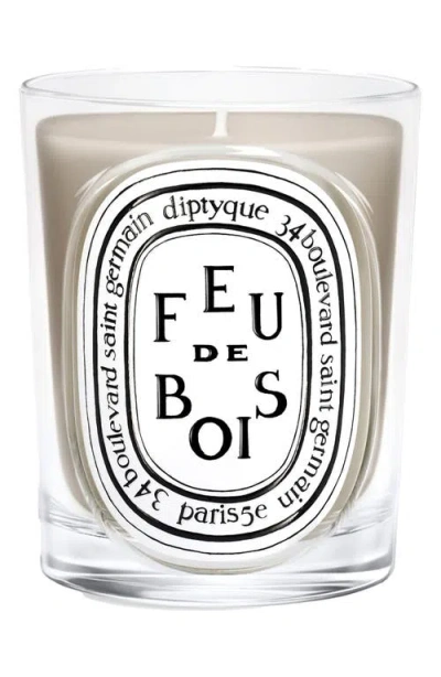 Diptyque Feu De Bois (wood Fire) Classic Candle In Brown