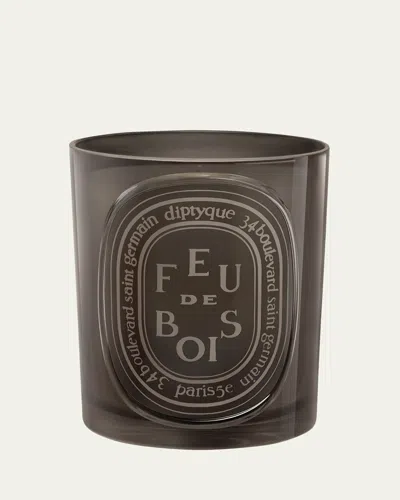 Diptyque Feu De Bois (wood Fire) Medium Candle, 10.6 Oz. In Gray