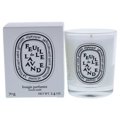 Diptyque Feuille De Lavande Candle By  For Unisex - 2.4 oz Candle In White