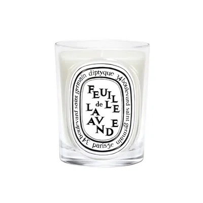 Diptyque Feuille De Lavande (lavender Leaf) Candle In Transparent