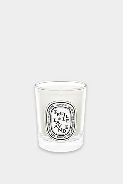 Diptyque Feuille De Lavande Mini Scented Candle 2.4oz In Pink