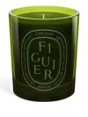 Diptyque Fig Tree Medium-sized Glass Candle (300g) In Green