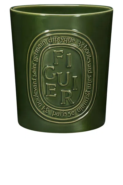 Diptyque Figuier Large Candle In Green