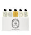 Diptyque Coffret Premium Perfume Miniatures Eau De Parfum Set