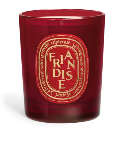 Diptyque Friandise Candle (70g) In Red