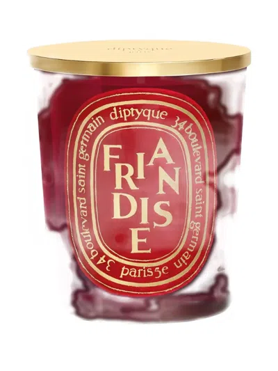 Diptyque Friandise Lid Candle (190g) In Red