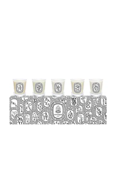 Diptyque Herbarium Candle Discovery Set 5 In Neutral