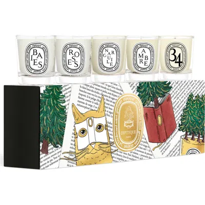 Diptyque Holiday Edition Miniature Candles Set In Multi