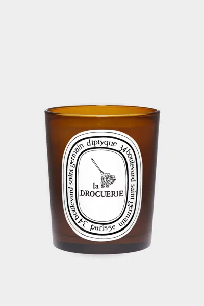 Diptyque La Droguerie Odor-removing Candle 6.5oz In Burgundy