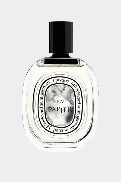 Diptyque L'eau Papier Eau De Toilette 3.4 Fl.oz In White