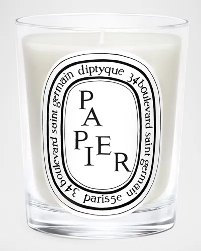 DIPTYQUE LEAU PAPIER LIMITED EDITION CLASSIC CANDLE, 190G