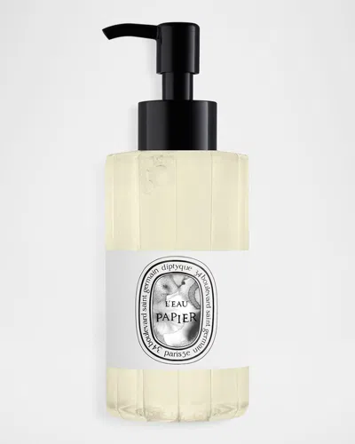 Diptyque L'eau Papier Scented Cleansing Hand And Body Gel, 6.8 Oz. In White