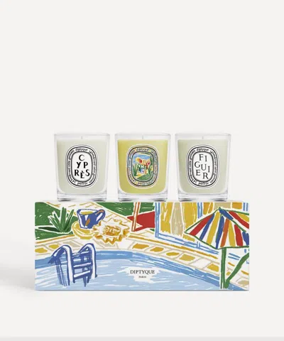 Diptyque Limited Edition Scented Candle Set 3 X 70g
