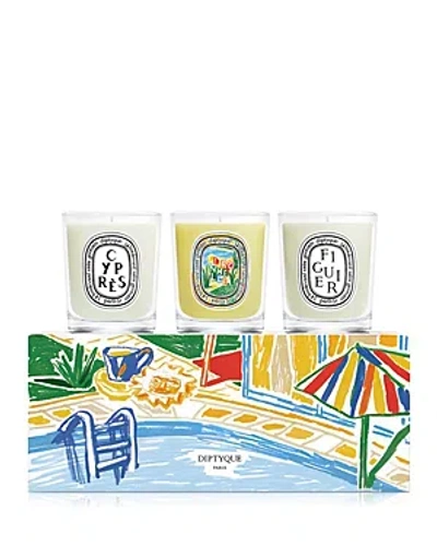 Diptyque Limited Edition Summer Candle Set In Multi