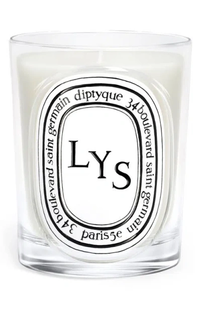 Diptyque Lys (lily) Classic Candle In Transparent