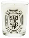 Diptyque Menthe Verte Scented Candle (190g) In White