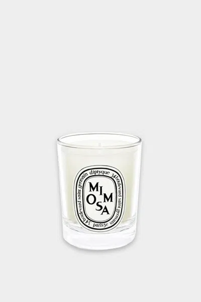 Diptyque Mimosa Mini Scented Candle 2.4oz In White