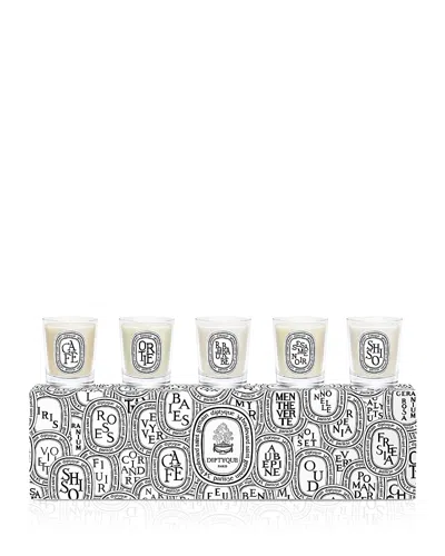 Diptyque Miniature Candles Gift Set In Transparent