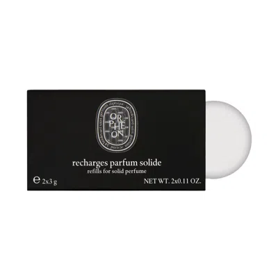 Diptyque Orphéon Refillable Solid Perfume In White