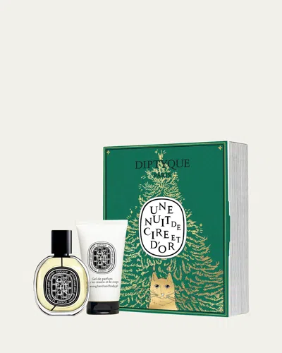 Diptyque Orpheon Surprise Gift Set In Green