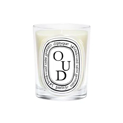 Diptyque Oud Candle In Transparent