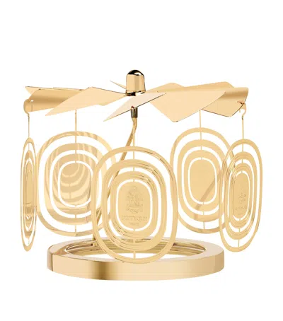 Diptyque Oval Tassel Carousel For Classic Candle In Gold